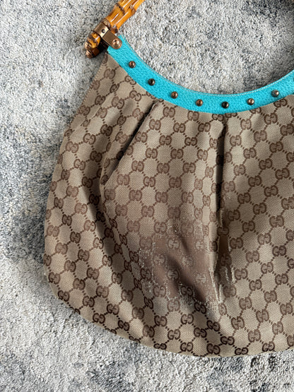 Gucci 2000’s monogram with bamboo handle
