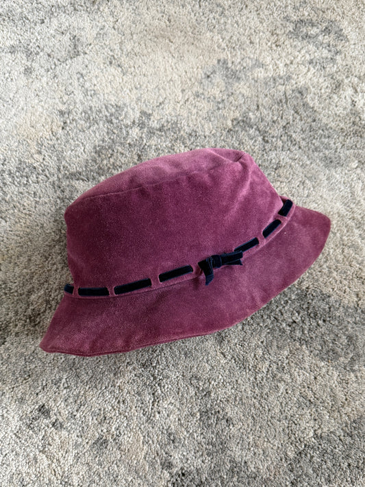 Miu Miu 1990’s suede hat