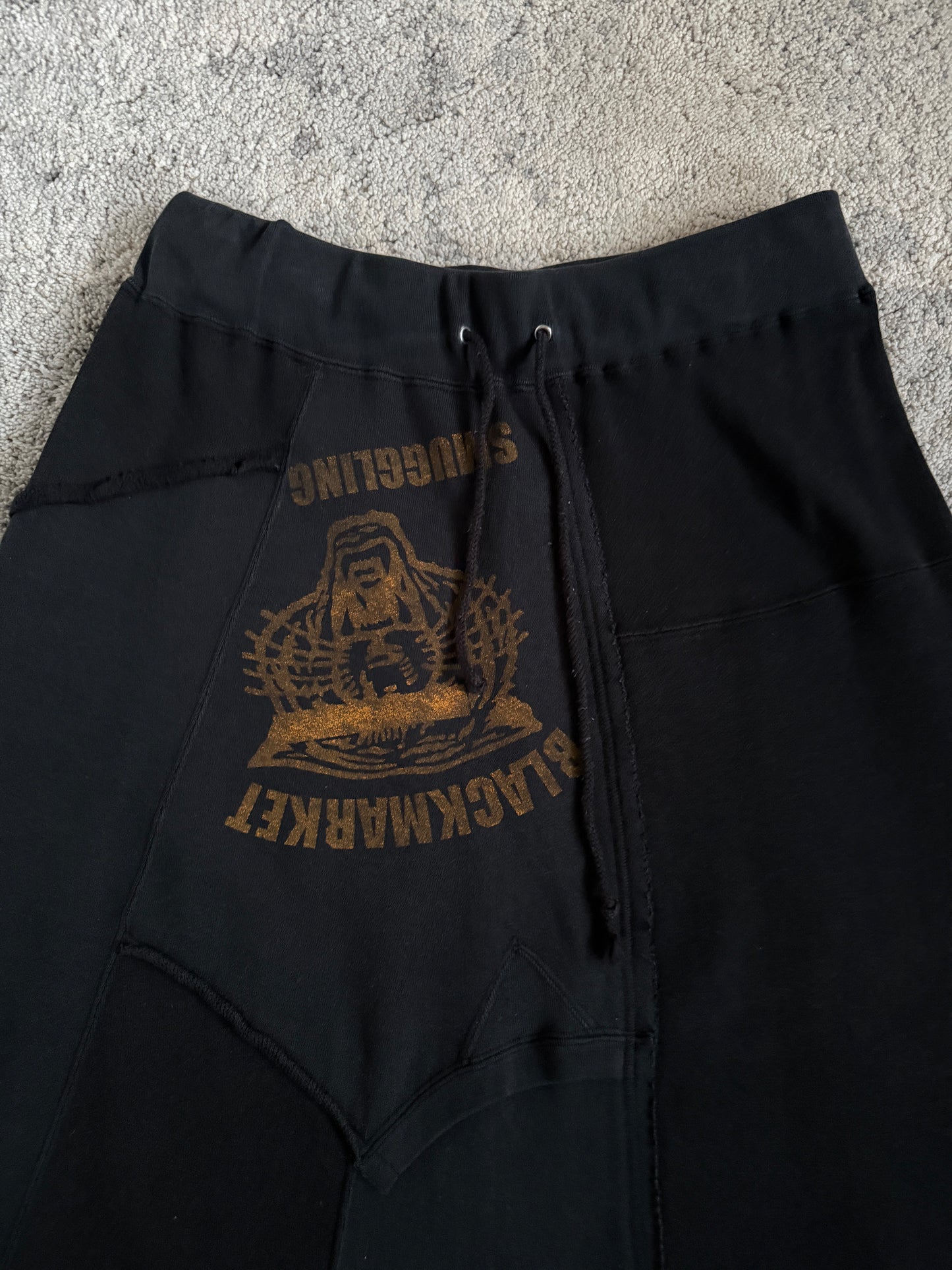 Undercover FW2003 "Paperdoll" hybrid skirt