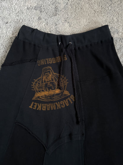 Undercover FW2003 "Paperdoll" hybrid skirt