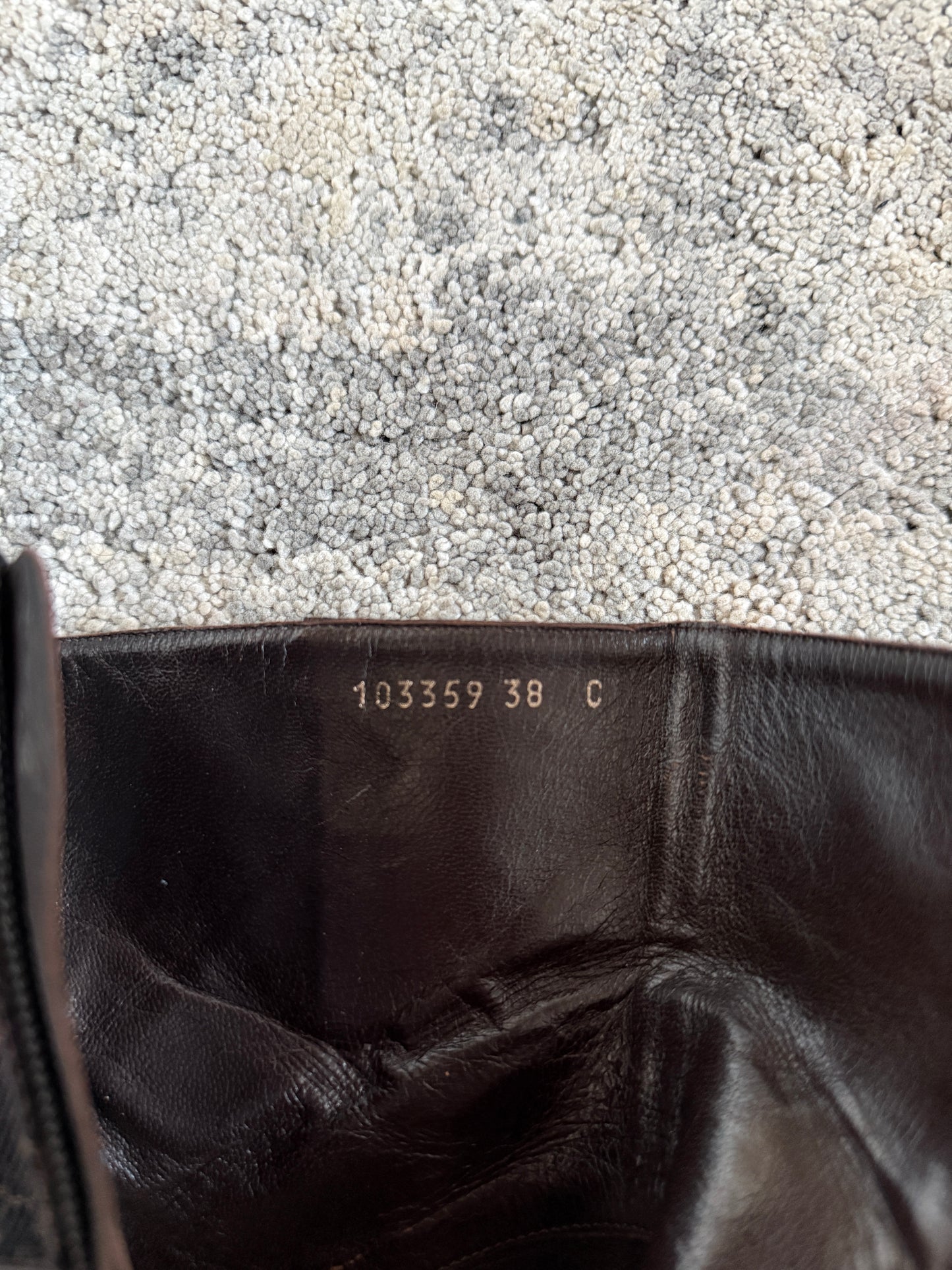 Gucci 2000’s monogram mid boots heels