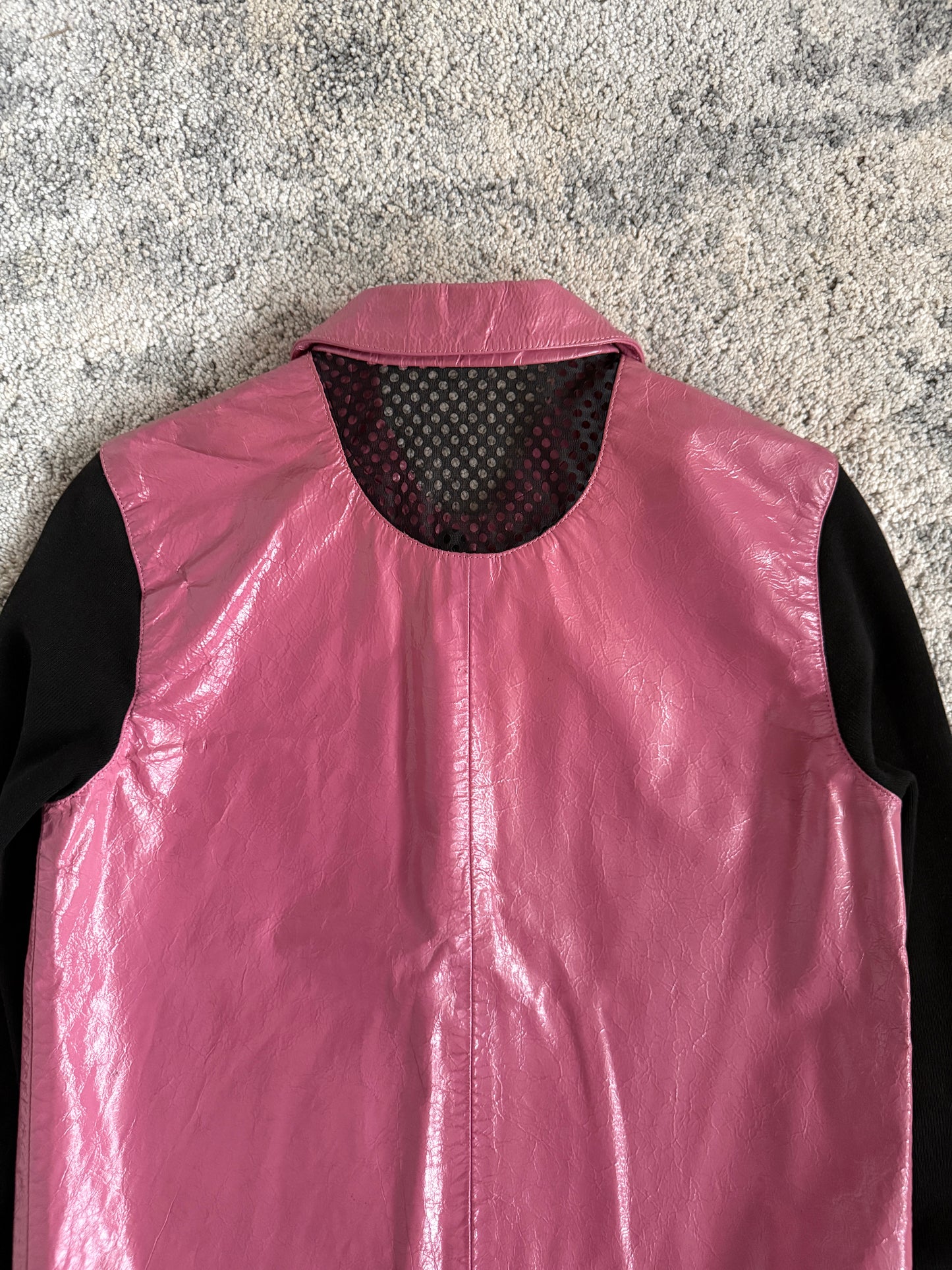 Miu Miu SS2000 patent leather jacket