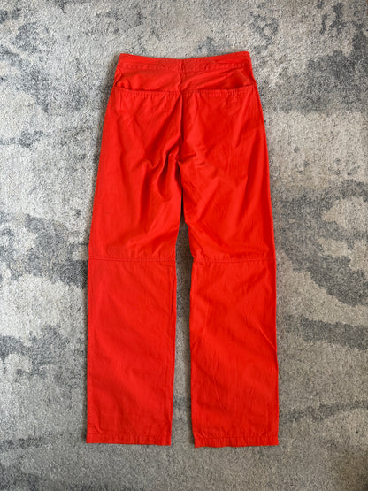 Chanel SS2002 cotton zip pants