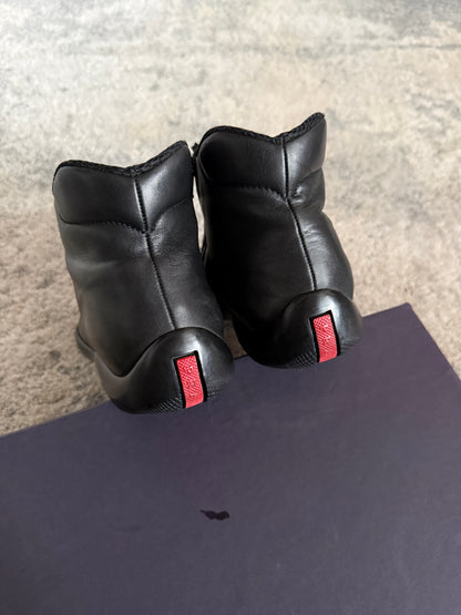 Prada SS1999 leather mid trainers