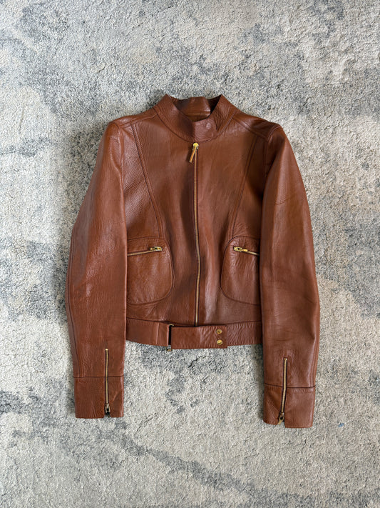 Gucci 1999 leather jacket