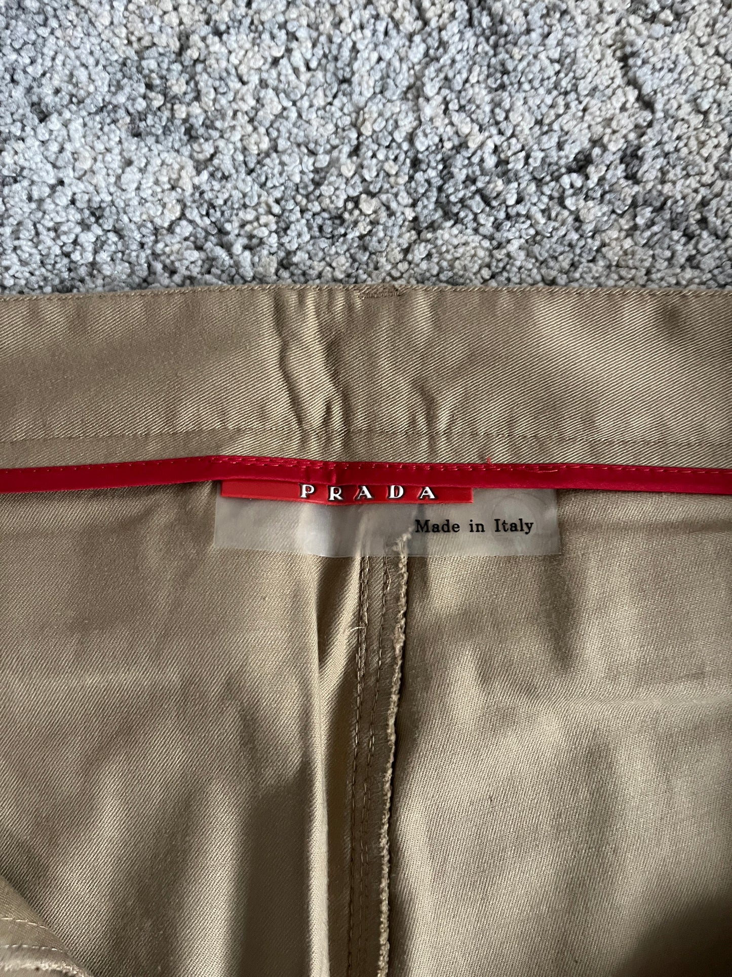 Prada 2000’s double knee pants