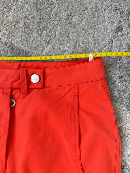 Chanel SS2002 cotton zip pants
