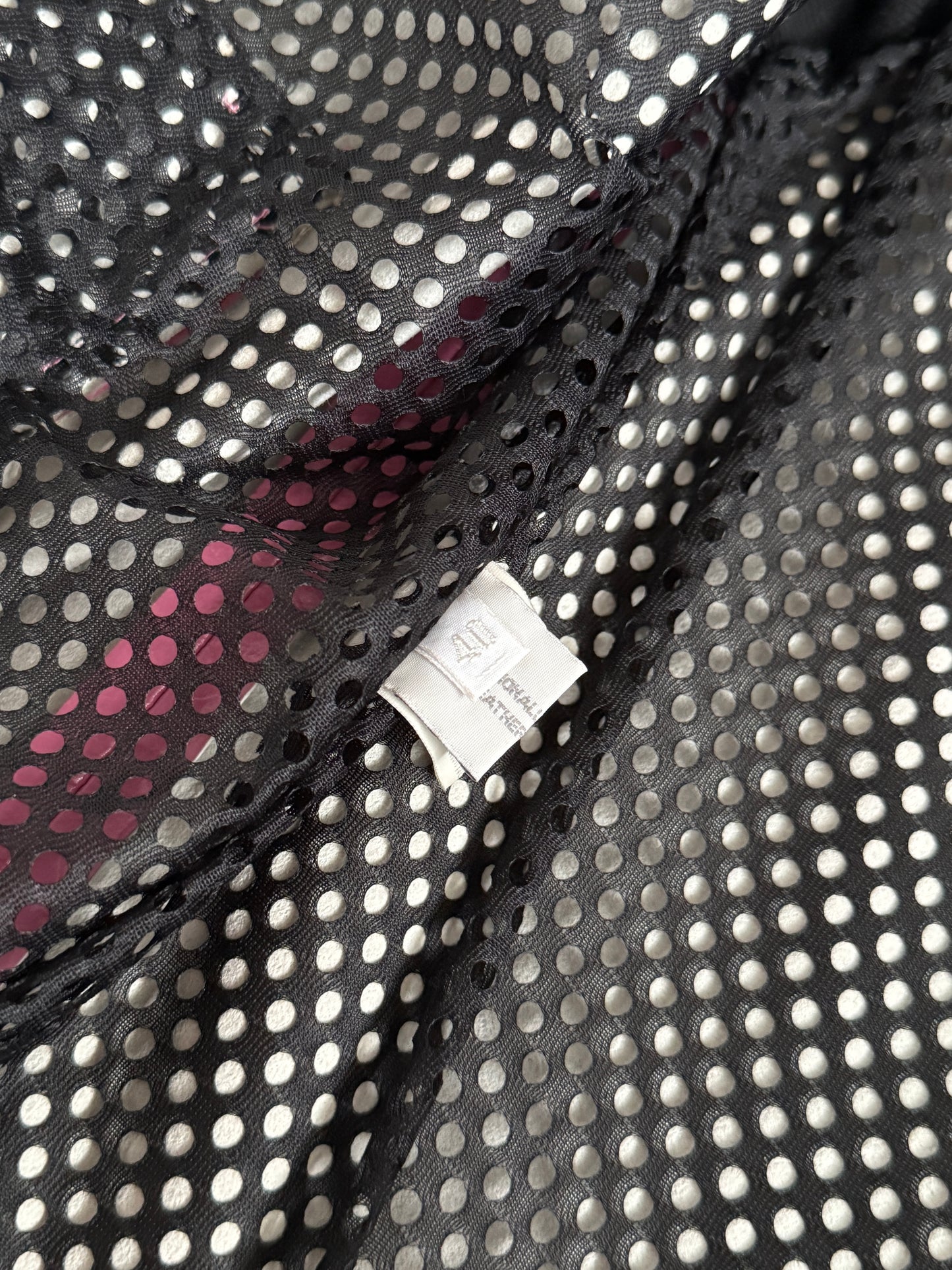 Miu Miu SS2000 patent leather jacket