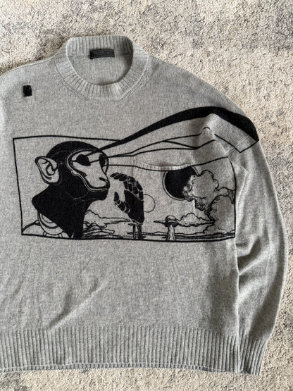 Prada SS2018 cashmere comics sweater