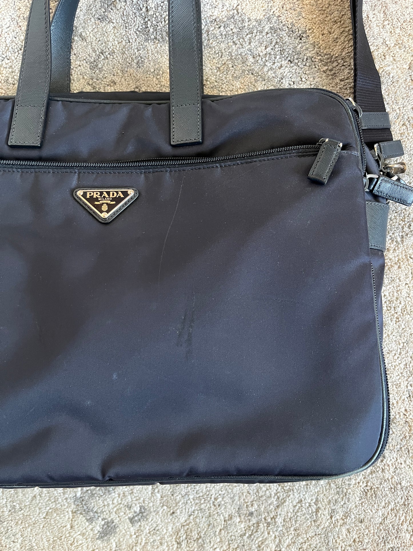 Prada 2010’s nylon briefcase bag