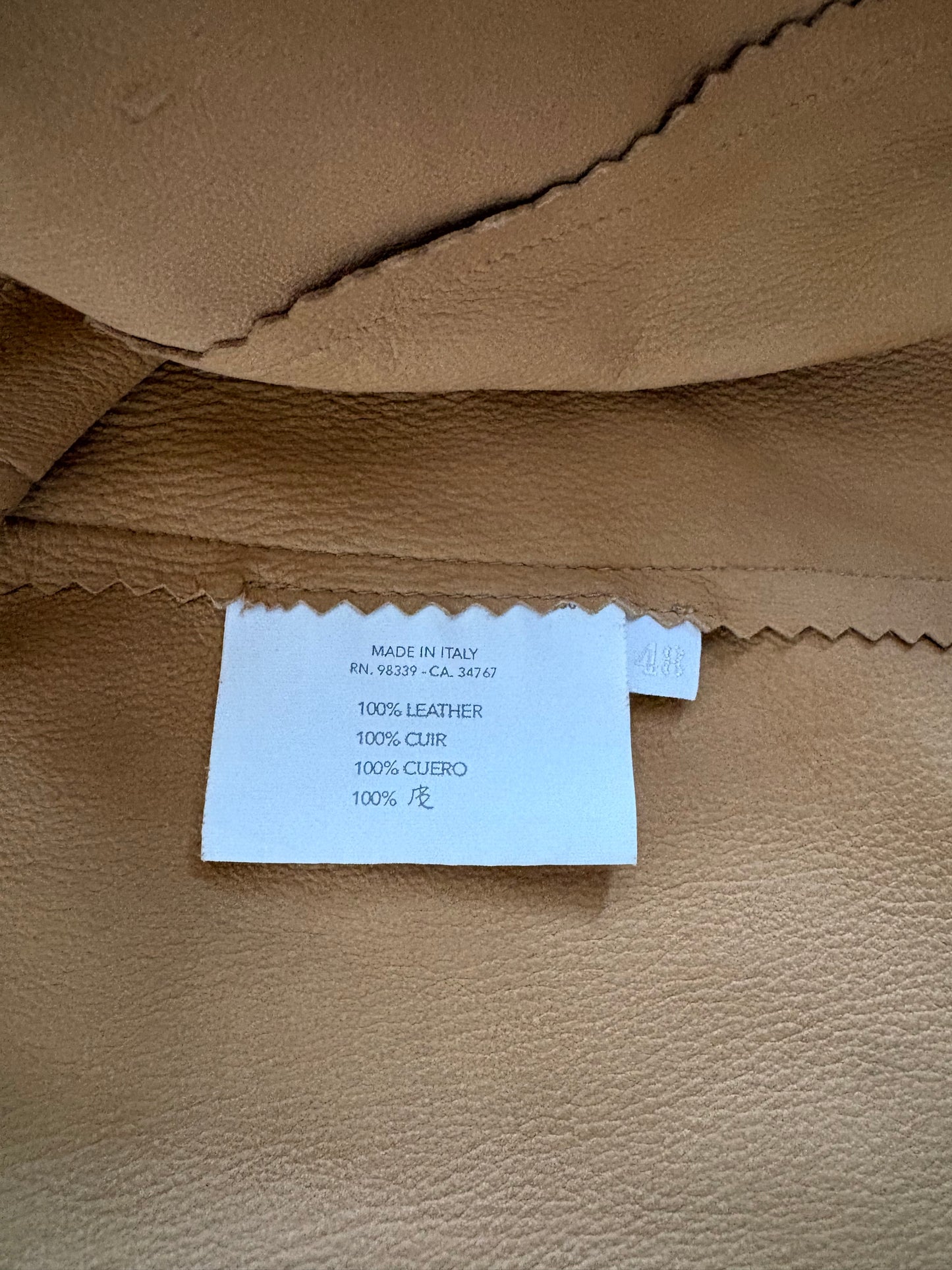 Miu Miu 2000 leather blazer jacket
