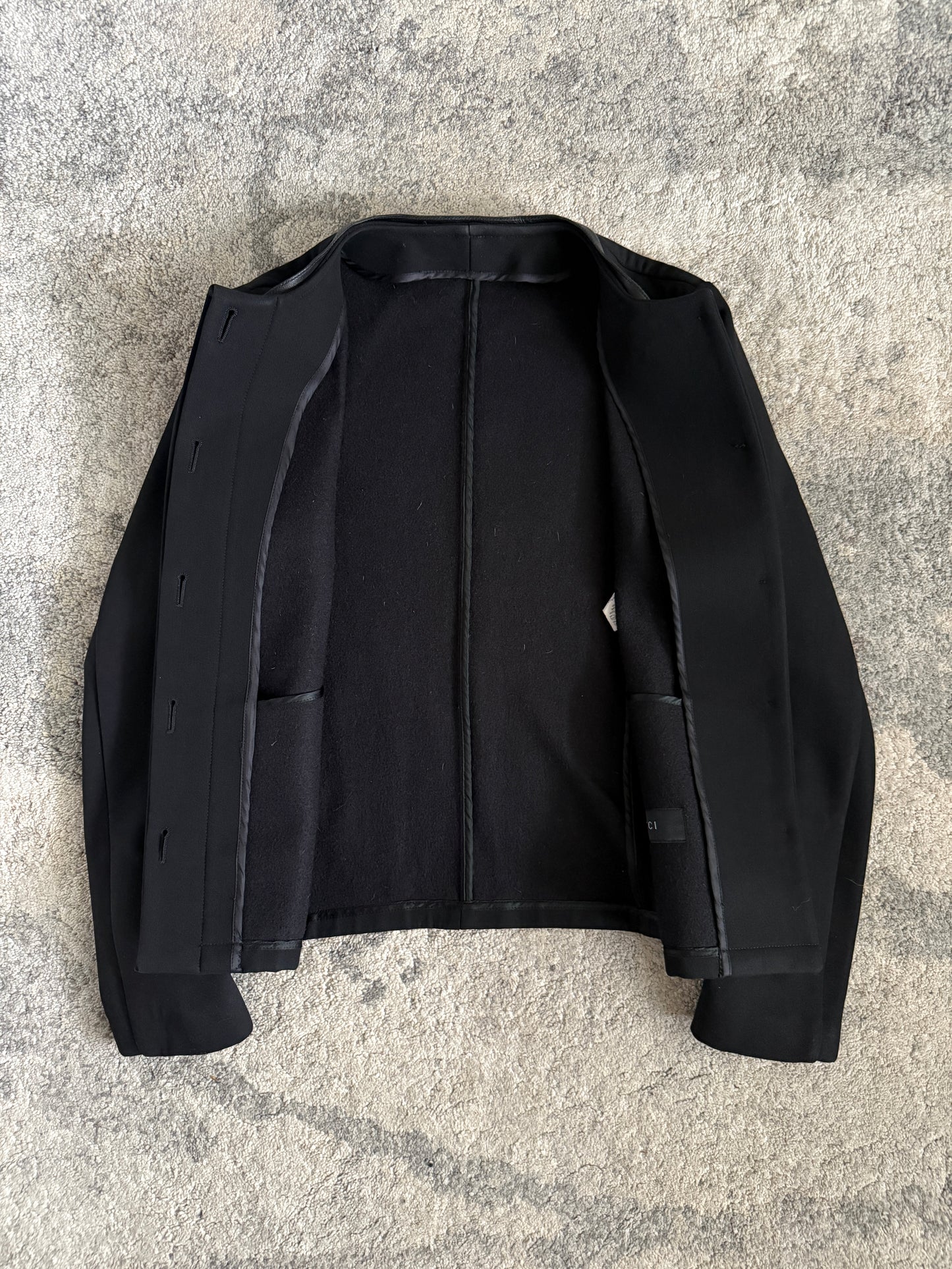 Gucci FW1999 wool belt jacket