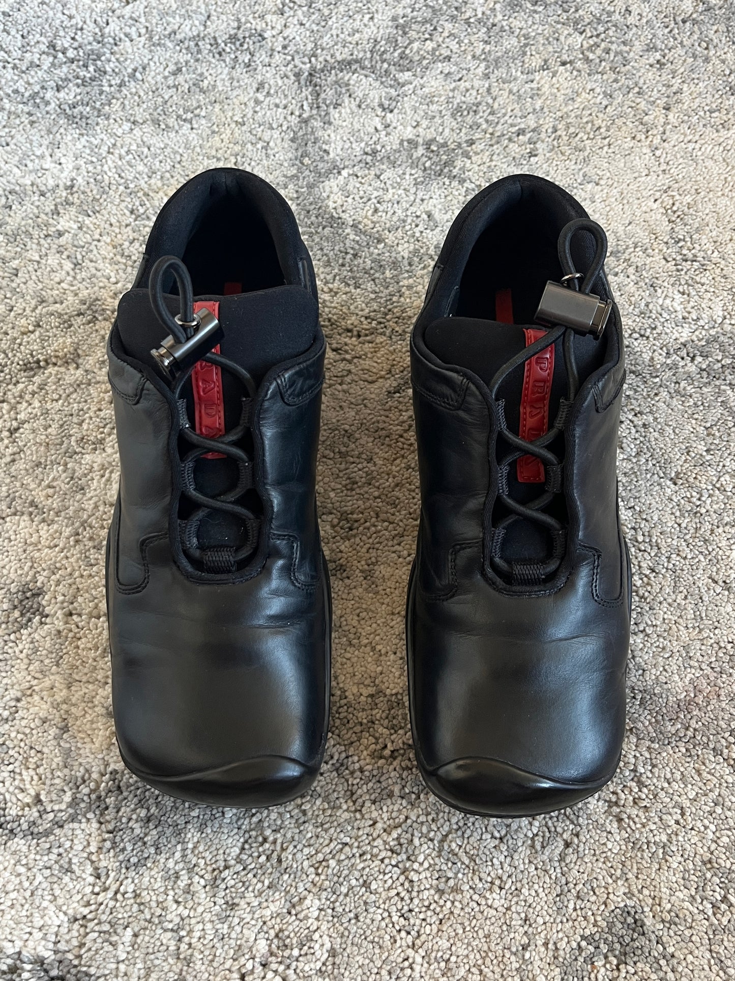 Prada 1999 leather & neoprene trainers