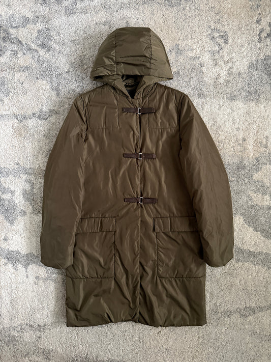 Prada FW1999 nylon padded long coat