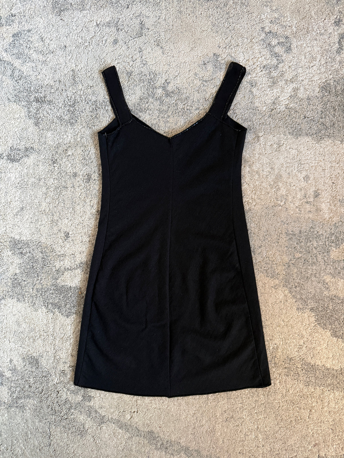 Prada FW1997 wool embellished dress