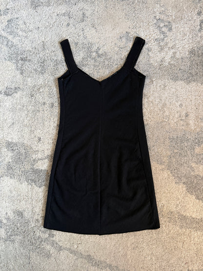 Prada FW1997 wool embellished dress