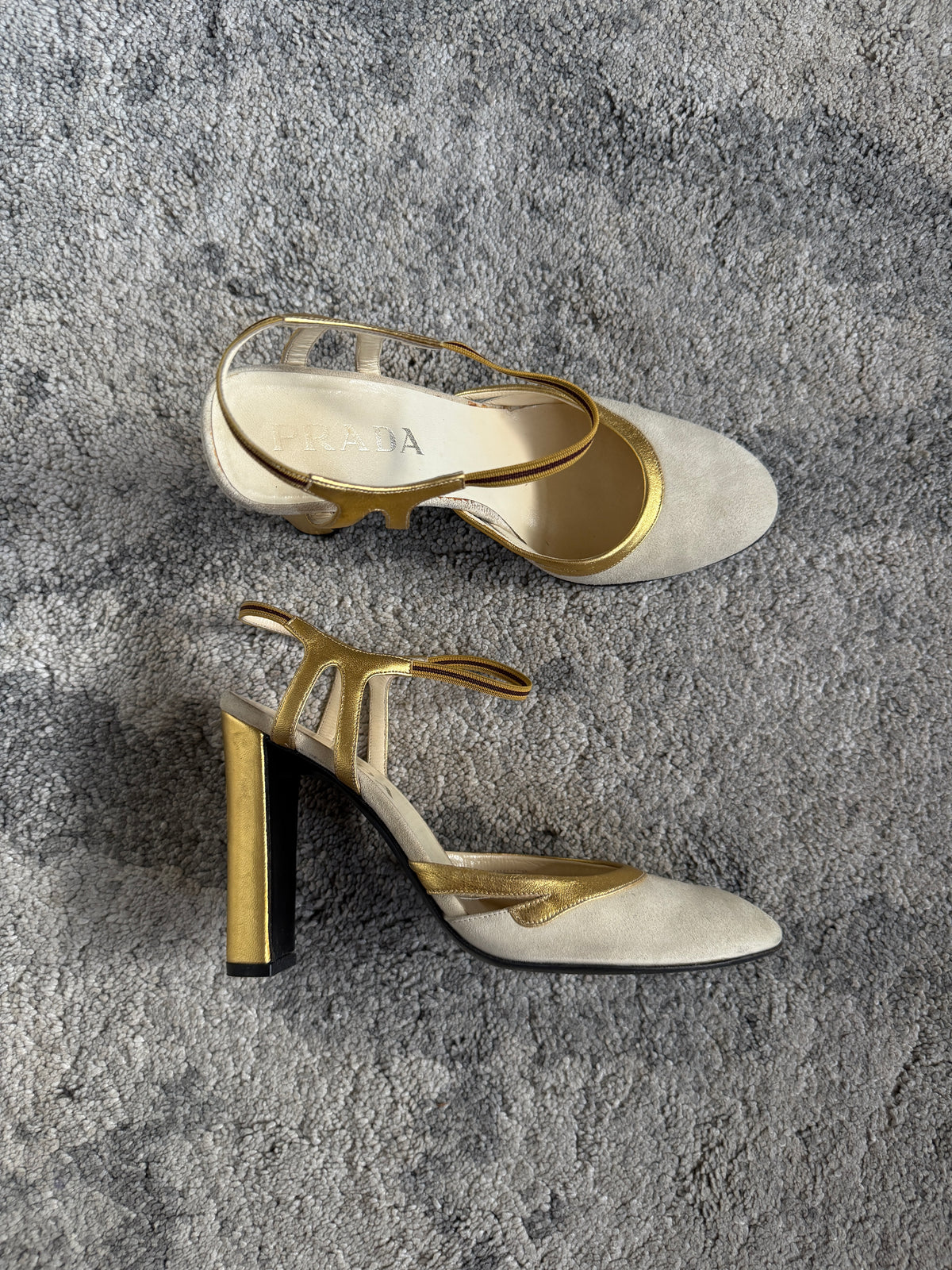Prada SS2000 leather heels