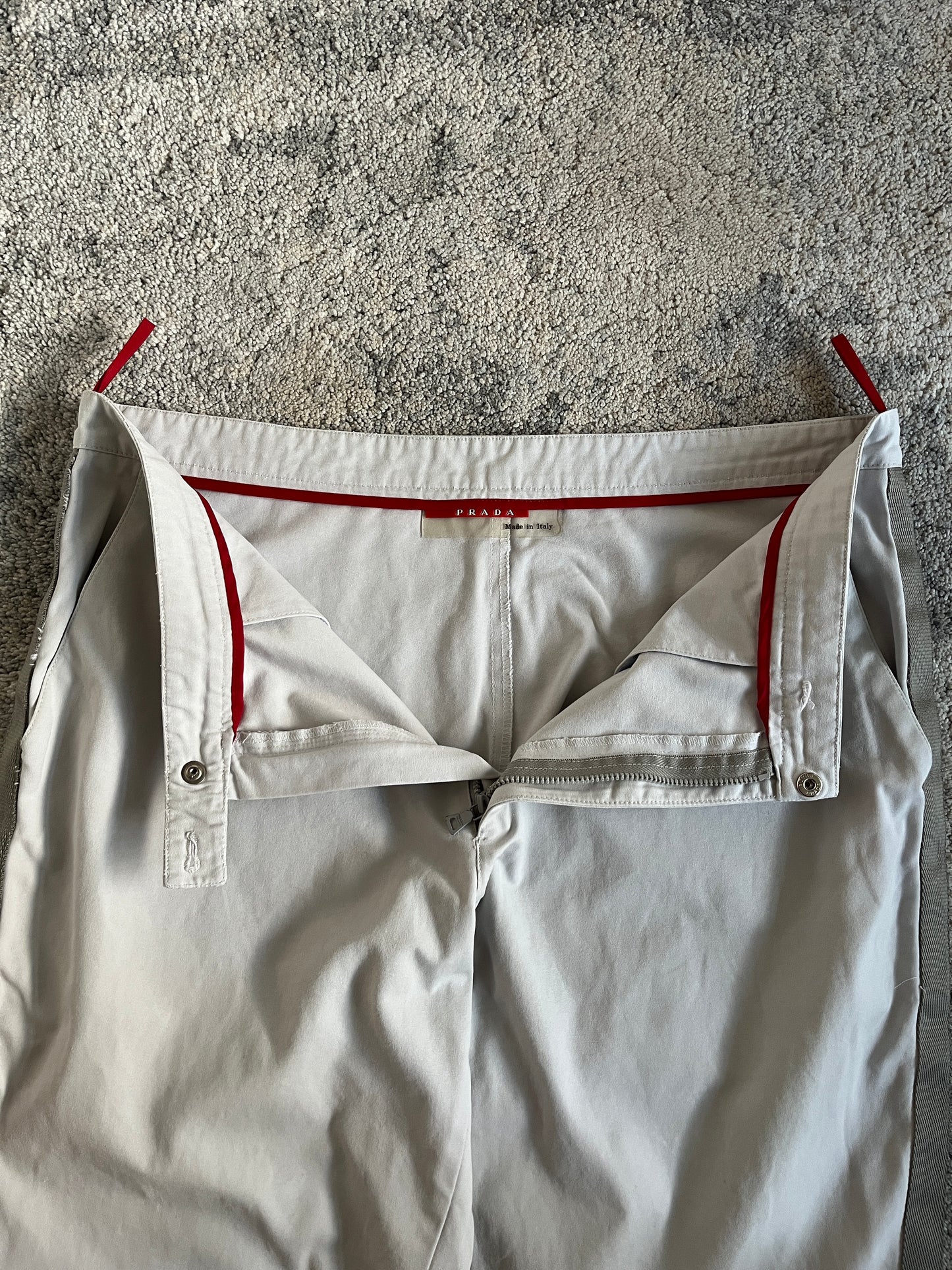 Prada SS2000 convertible cotton pants