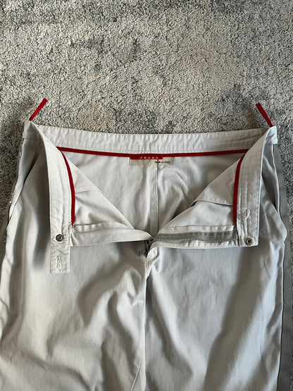 Prada SS2000 convertible cotton pants