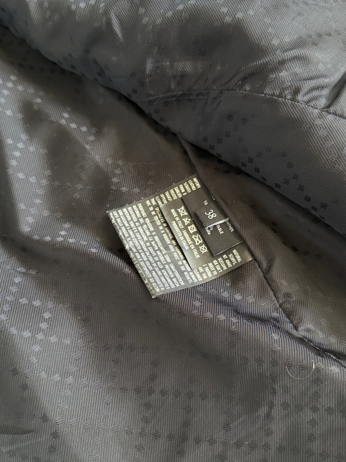 Gucci 2000’s leather jacket