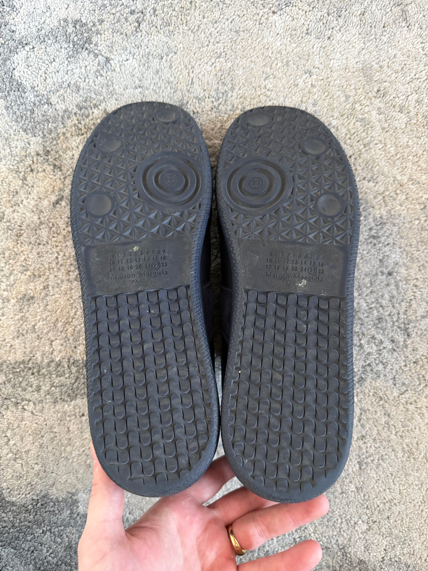 Maison Martin Margiela 2010’s navy leather GAT