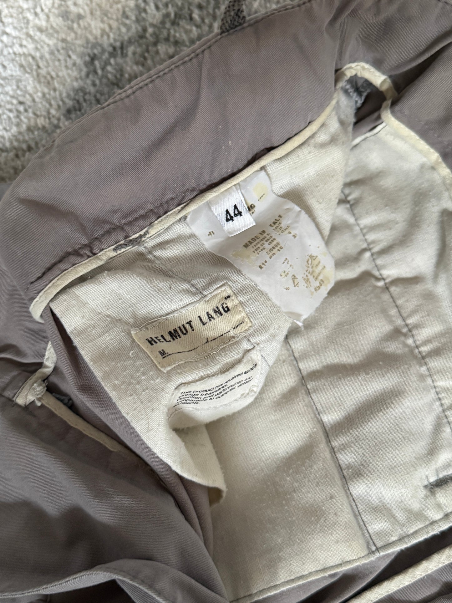 Helmut Lang SS2000 3D pockets cargo pants