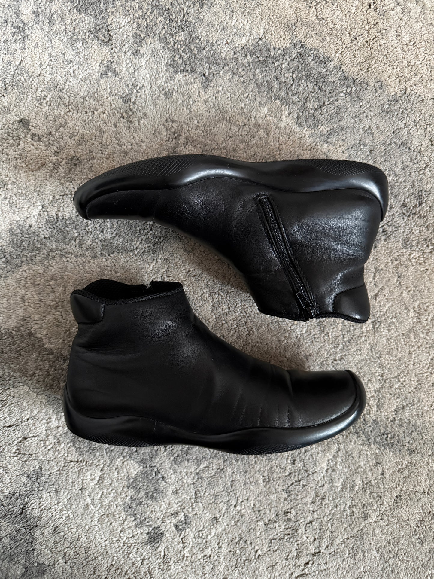 Prada SS1999 leather mid trainers