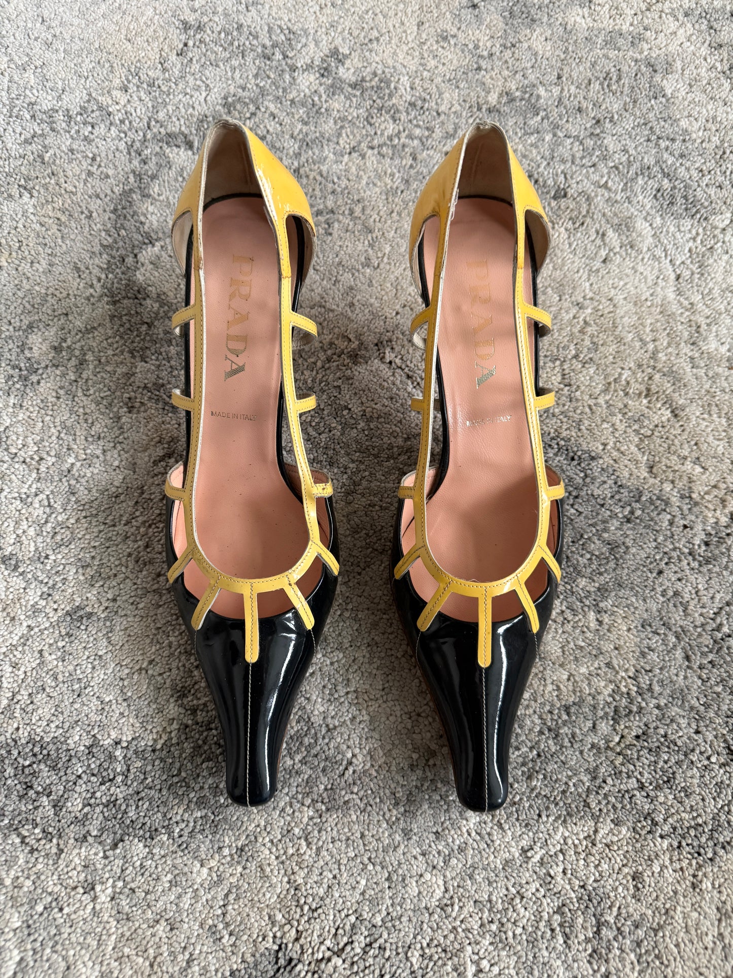 Prada 1990’s patent leather heels