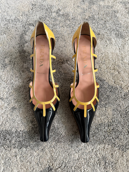 Prada 1990’s patent leather heels