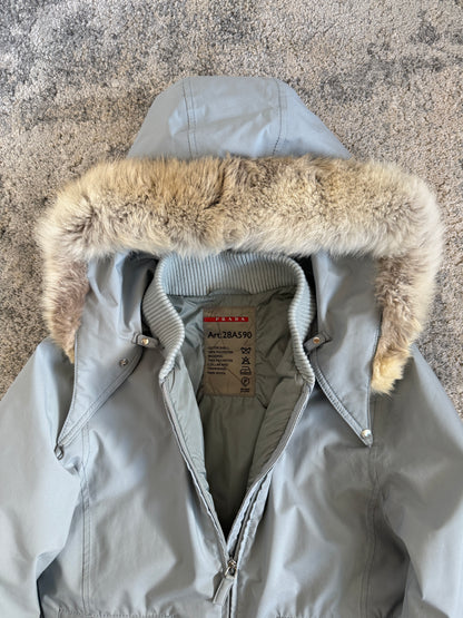 Prada 2000’s gore-tex padded jacket with removable hoods
