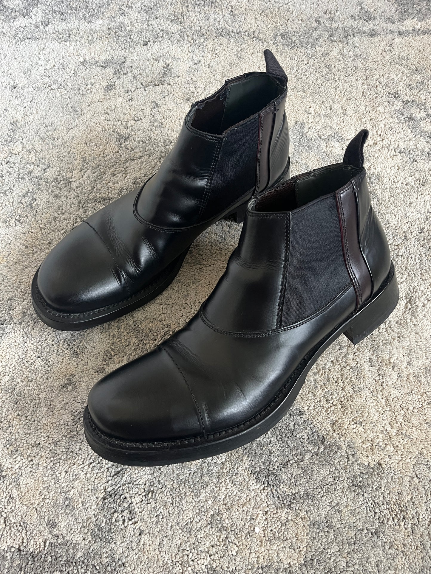 Miu Miu SS2001 leather Chelsea boots