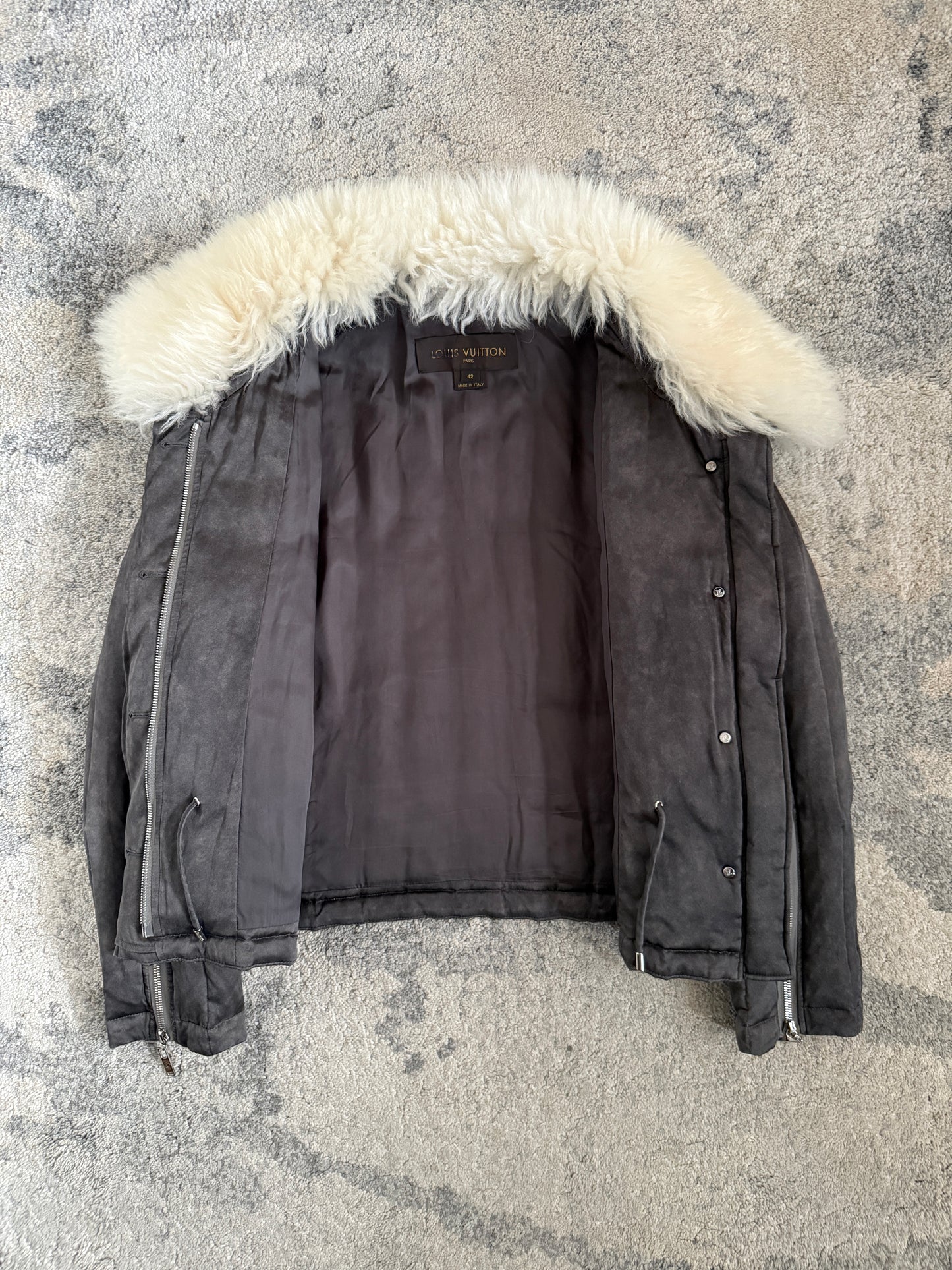 Louis Vuitton 2000’s silk puffer jacket
