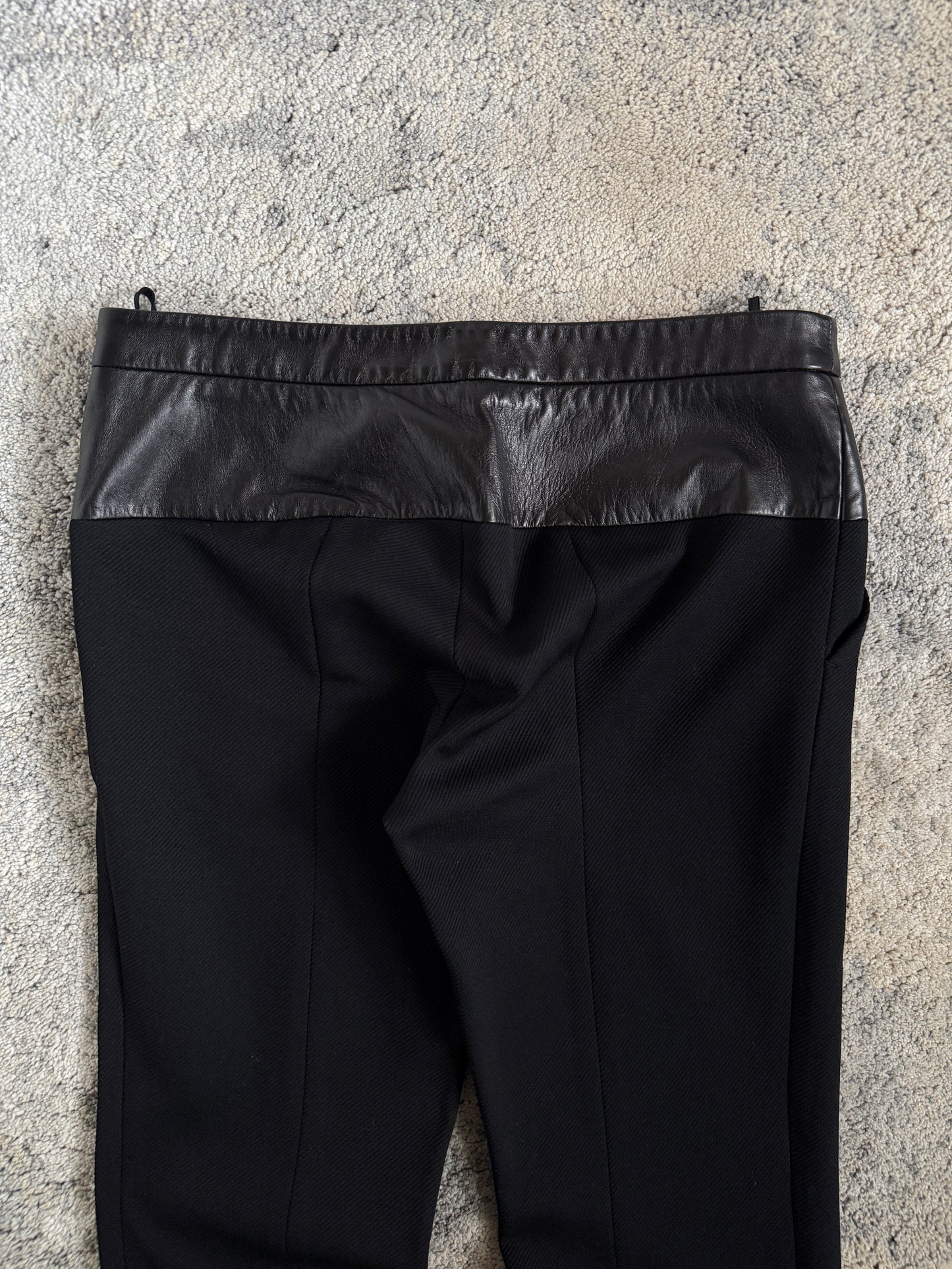 Gucci 2000’s polyamid & leather pants