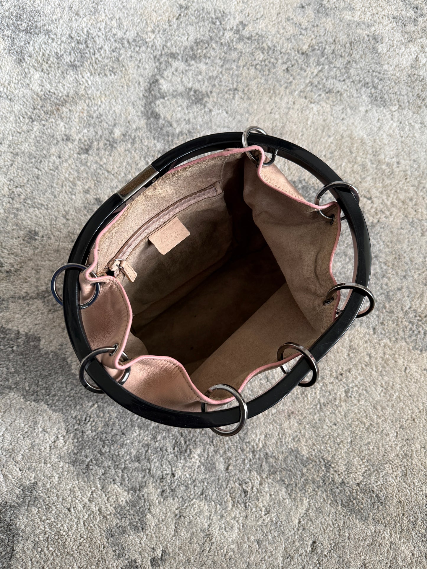 Gucci FW1999 bucket leather bag