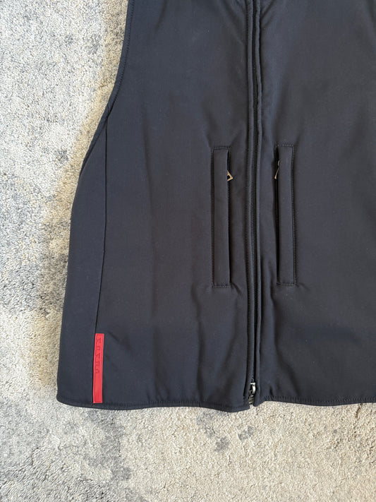 Prada FW1999 ninja hood nylon  vest