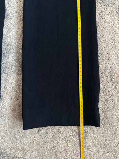 Prada FW2002 wool & leather pants