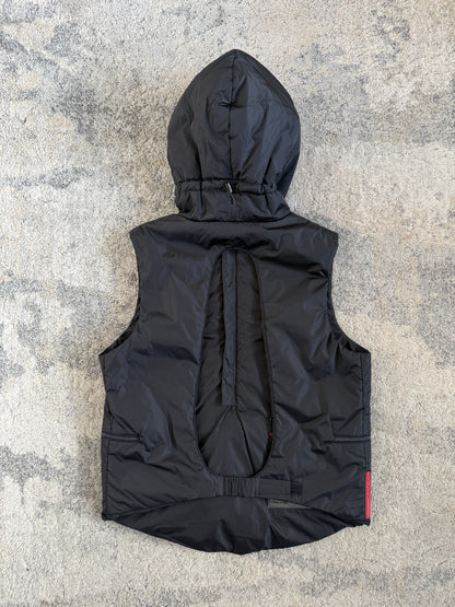 Prada FW1999 nylon padded convertible vest