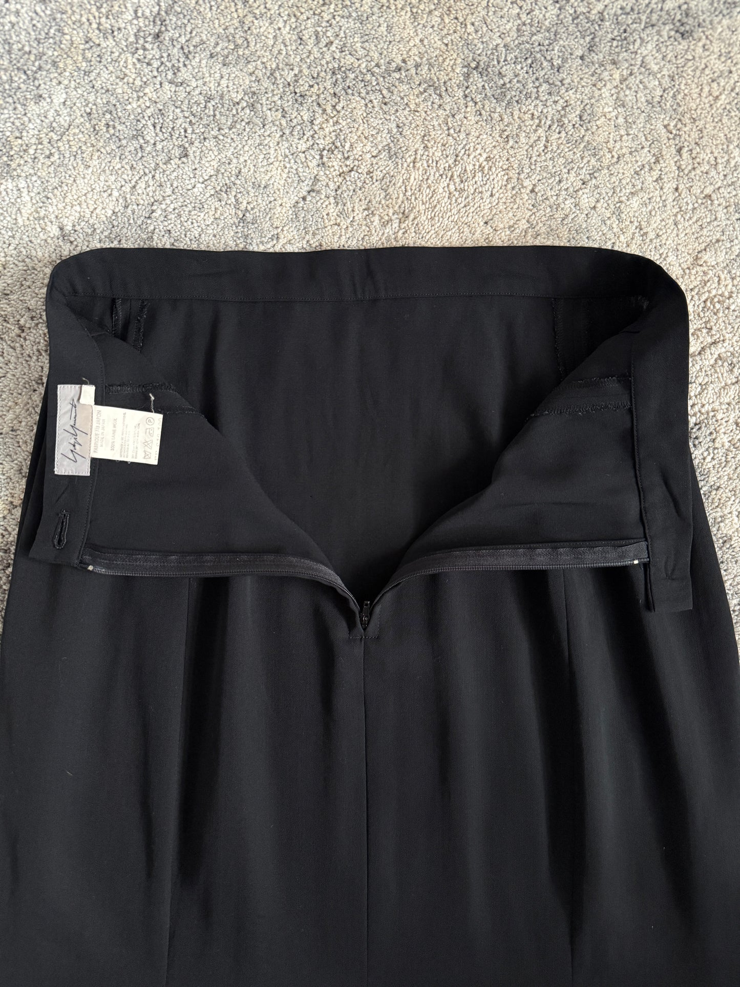Yohji Yamamoto 1990’s wool long skirt