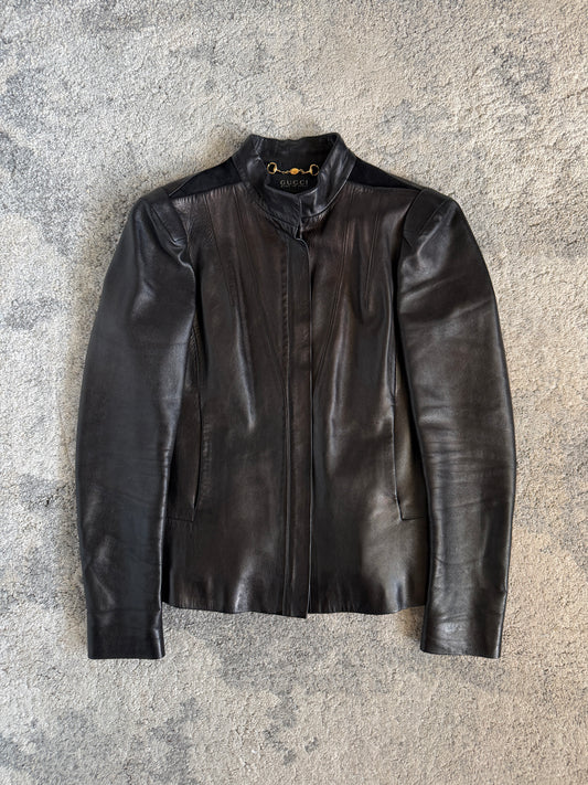 Gucci 2000’s leather jacket