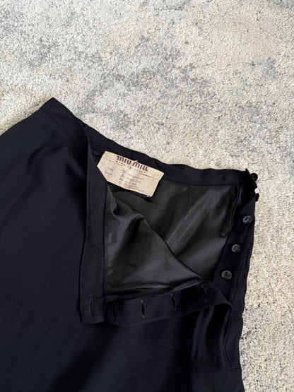 Miu Miu SS1993 rayon mini skirt