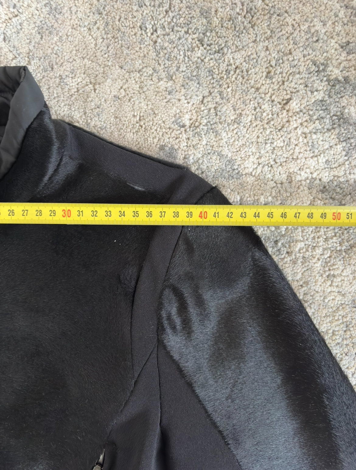 Prada 2000’s pony hair & nylon jacket