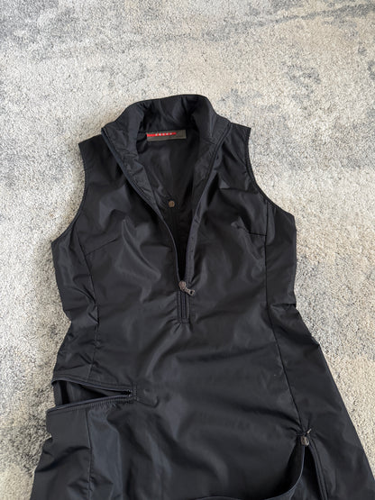 Prada 1999 padded nylon dress
