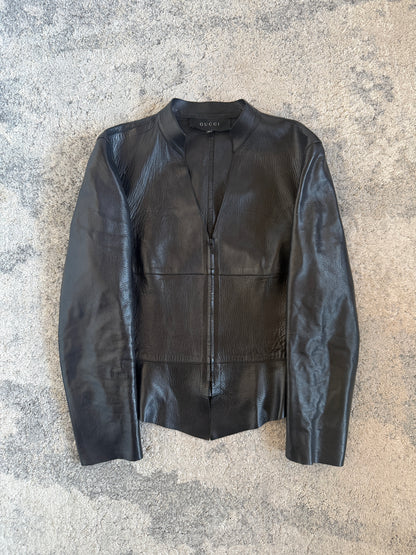 Gucci FW1997 leather jacket