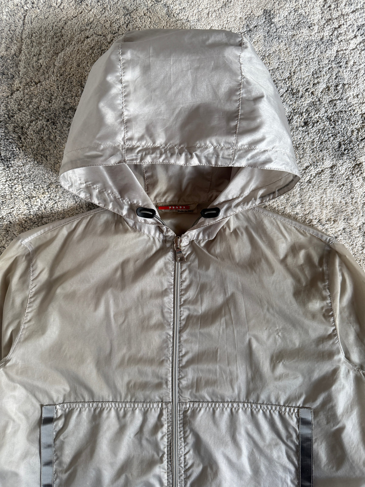 Prada SS1999 transparent nylon jacket