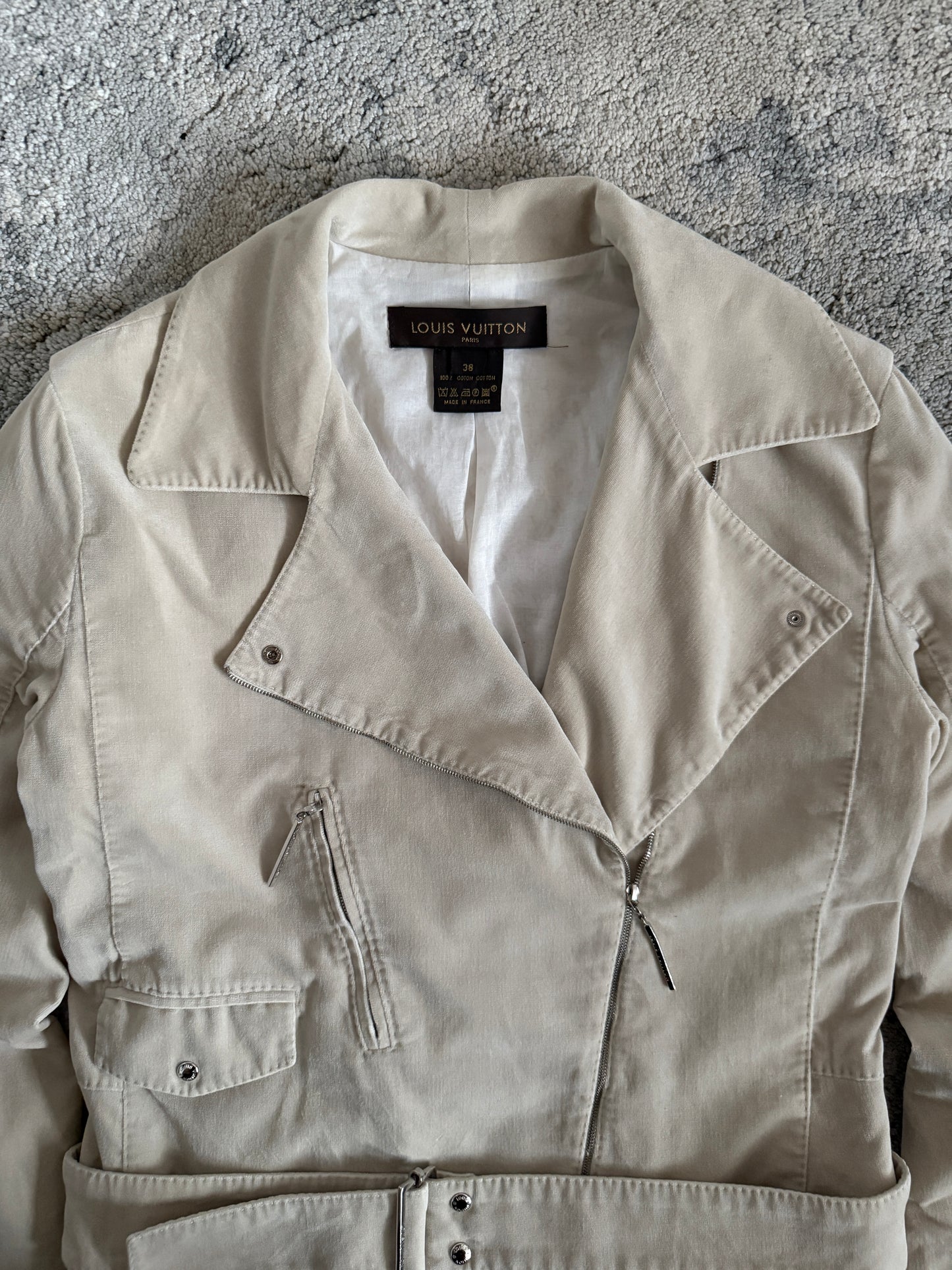 Louis Vuitton FW2000 cotton perfecto jacket