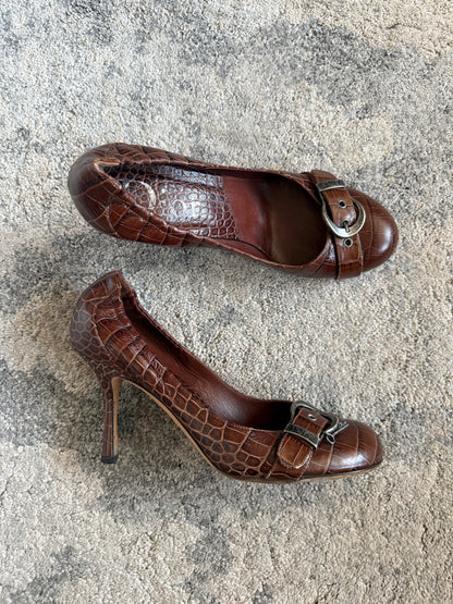 Dior 2006 Gaucho leather heels