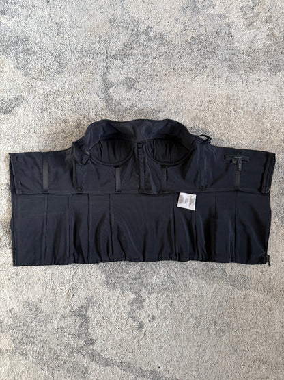 Gucci SS2001 mesh & leather corset by Tom Ford