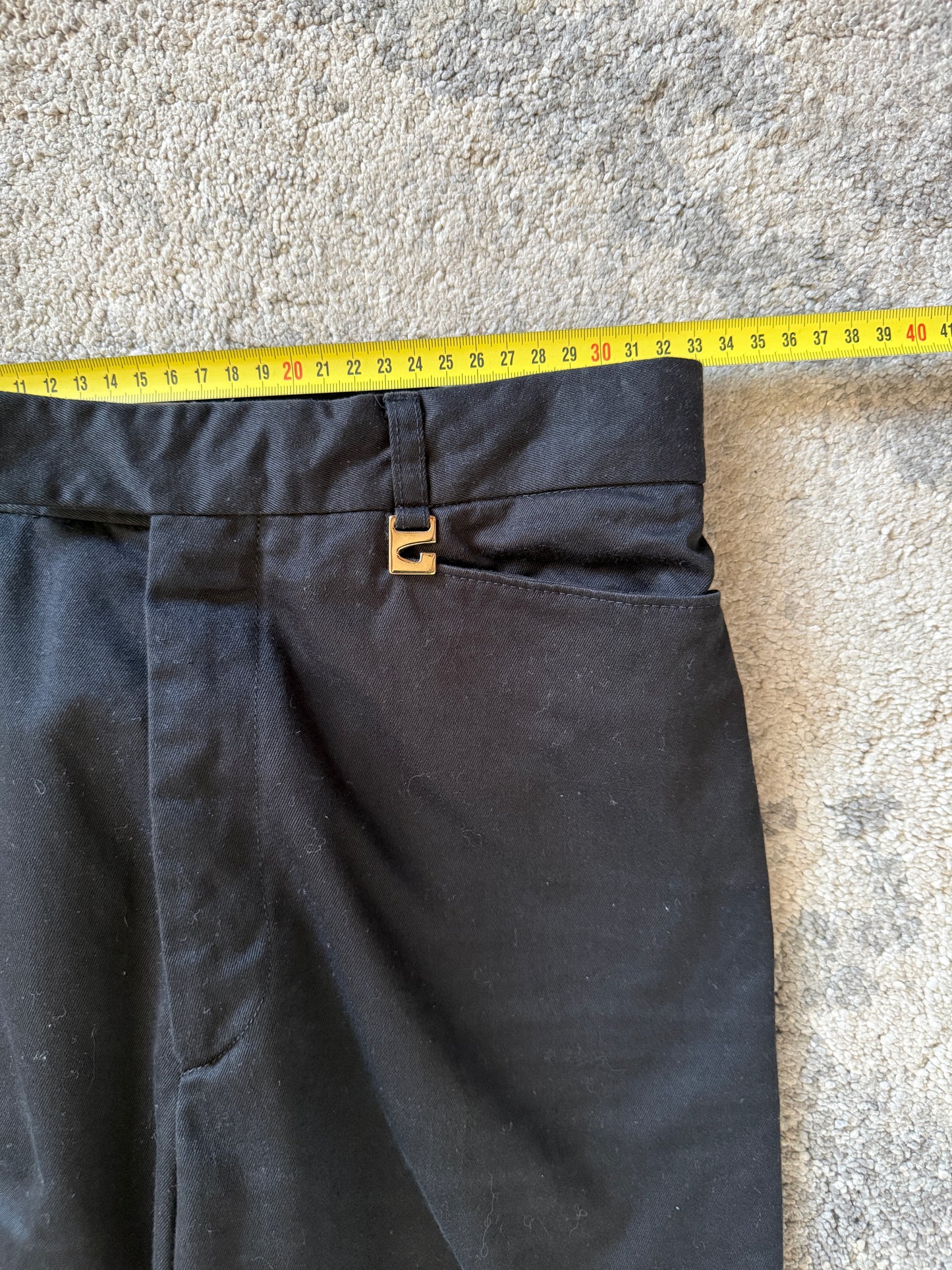 Gucci 1997 cotton flared pants by Tom Ford