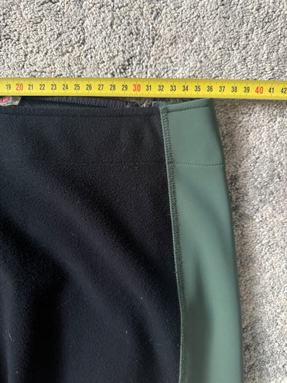 Prada 2000 fleece & nylon skirt