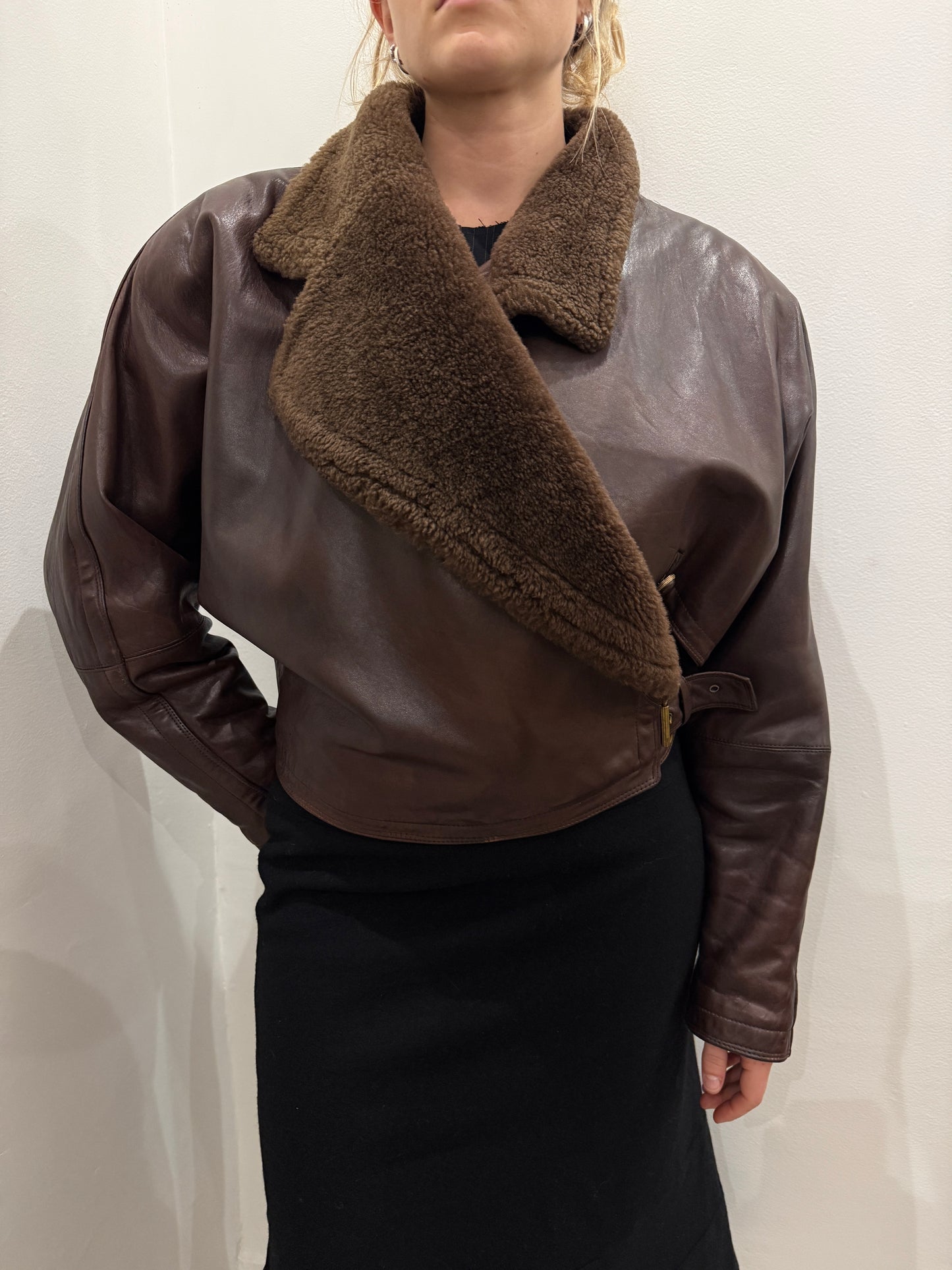 Gianni Versace 1980’s leather jacket